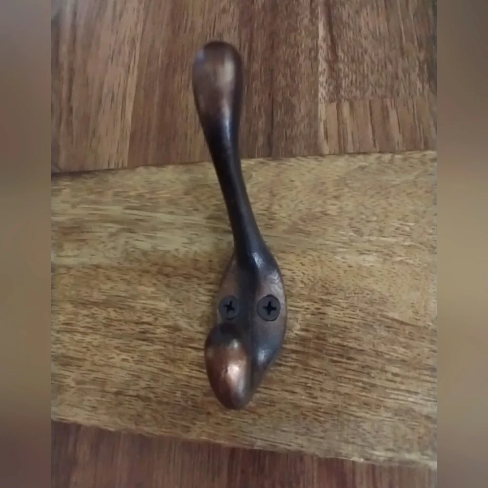 Solid Wood Hanging Hook Dog Bone Design